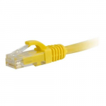 Snagless Unshielded Network Patch Cable, Yellow, 5ft