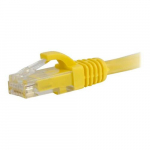 Snagless Unshielded Network Patch Cable, Yellow, 75ft