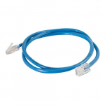 Patch Cable, Blue, 7ft, 25-Pack, 350MHz