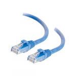 Snagless Unshielded Patch Cable, Blue, 1ft, 550MHz