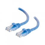 Snagless Unshielded Patch Cable, Blue, 10ft, 550MHz