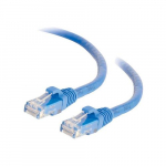 Snagless Unshielded Patch Cable, Blue, 100ft, 550MHz