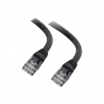 Snagless Unshielded Patch Cable, Black, 3ft, 550MHz