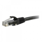 Snagless Unshielded Patch Cable, Black, 50ft, 550MHz