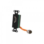 Wall Plate, HD15, Black