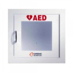 AED Wall Cabinet: Fully-Recessed