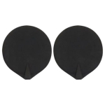 Black 3" Round Carbon Electrode