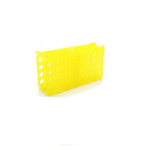 4-Way Tube Rack, Yellow