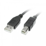USB 2.0 A to B Cable, 10ft