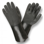 Supported PVC Gloves Jersey Lined 14-Inch L