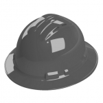 Duo Safety Dove Gray Full-Brim Style Vented Hard Hat
