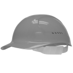 Duo Safety Dove Gray Vented Bump Cap Brow Plastic