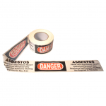 Barricade Tape, "Danger Asbestos", Non-Flammable