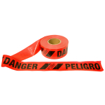 Barricade Tape, "Danger/Peligro", Non-Flammable