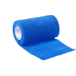 Cohesive Elastic Bandage, 4in, Blue
