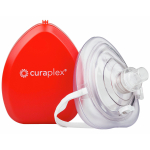 CPR Mask with O2 Inlet Red Hard Case Latex-Free