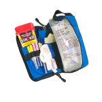 IV Admin Module with Sharps Solo, Royal Blue