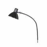 Black CFL Wide-Beam Task Light with 38" Arm