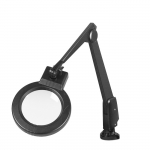 Black 11-Diopter Circline LED Magnifier w/ 28" Arm