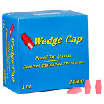 Pink Wedge Pencil Cap Eraser