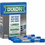 Lumber Crayon, Hex 4-1/2" x 1/2", Soft Blue