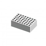 Heating Block for 2 mL Tubes, 40 Holes