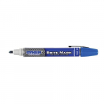 Brite-mark Permanent Paint Marker Valve Blue 12 Pack