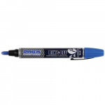 Rinz-off Threaded Cap Water Removable Marker Blue 12 Pack