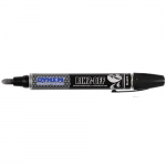 Rinz-off Threaded Water Removable Marker Black 12 Pack