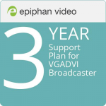 VGADVI Broadcaster, SupportPlan, 3 Year