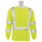 9503IFR Long Sleeve T-Shirt Hi Viz Lime 2X