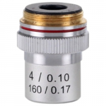 Achromatic 4x/0.10 Objective for Ecoblue
