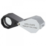 Triplet Magnifier 10x with LED Illumination