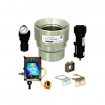 4" Deluxe Stainless Steel Adjustable Air Amplifier