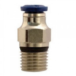 Push-In Connector 1/4 Tube x 1/4 Male Global Thread