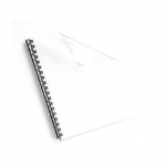 Crystals Clear Pre-punched Binding Cover - Letter