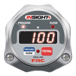 Insight Plus Flowmeter, GPM/PSI, 4" Pipe