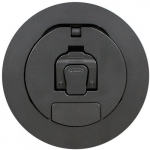 Smart Fit Cover for Poke-Thru Box, 4'', Black