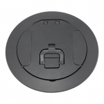 Smart Fit Cover for Poke-Thru Box, 6'', Black