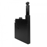 Black Cable Retractor with Fixed Audio 3.5 mm Input