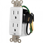 15A In-Wall Surge Protection System, 2 Outlets