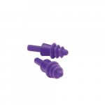 Twisters Purple Earplugs, Corded, Polybagged