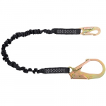 No Pack Energy Absorbing Lanyard w/ Flat Snaphook, 4'