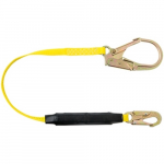 Energy Absorbing Lanyard w/ Large Forged Snaphook, 3'