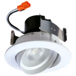 4" LED Adjustable Gimbal Light, 3000K