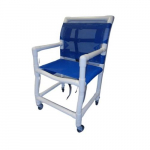Shower Chair, Fabric Seat, 18" Width