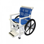 Shower Wheelchair, 400 Lb Capacity, 24"