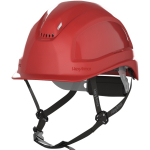 XP450A Non-Vented Short Brim Hard Hat, Red