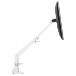 Evo White Articulating Monitor Arm