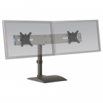 Black Dual Monitor Stand